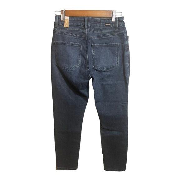 prAna Buxton Slim Boyfriend Fit Jeans in Deep Blue Size 0 (Waist 25) NWT - Picture 5 of 12